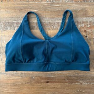 PrAna Momento Yoga Sports Bra Size Large in Atlantic Blue